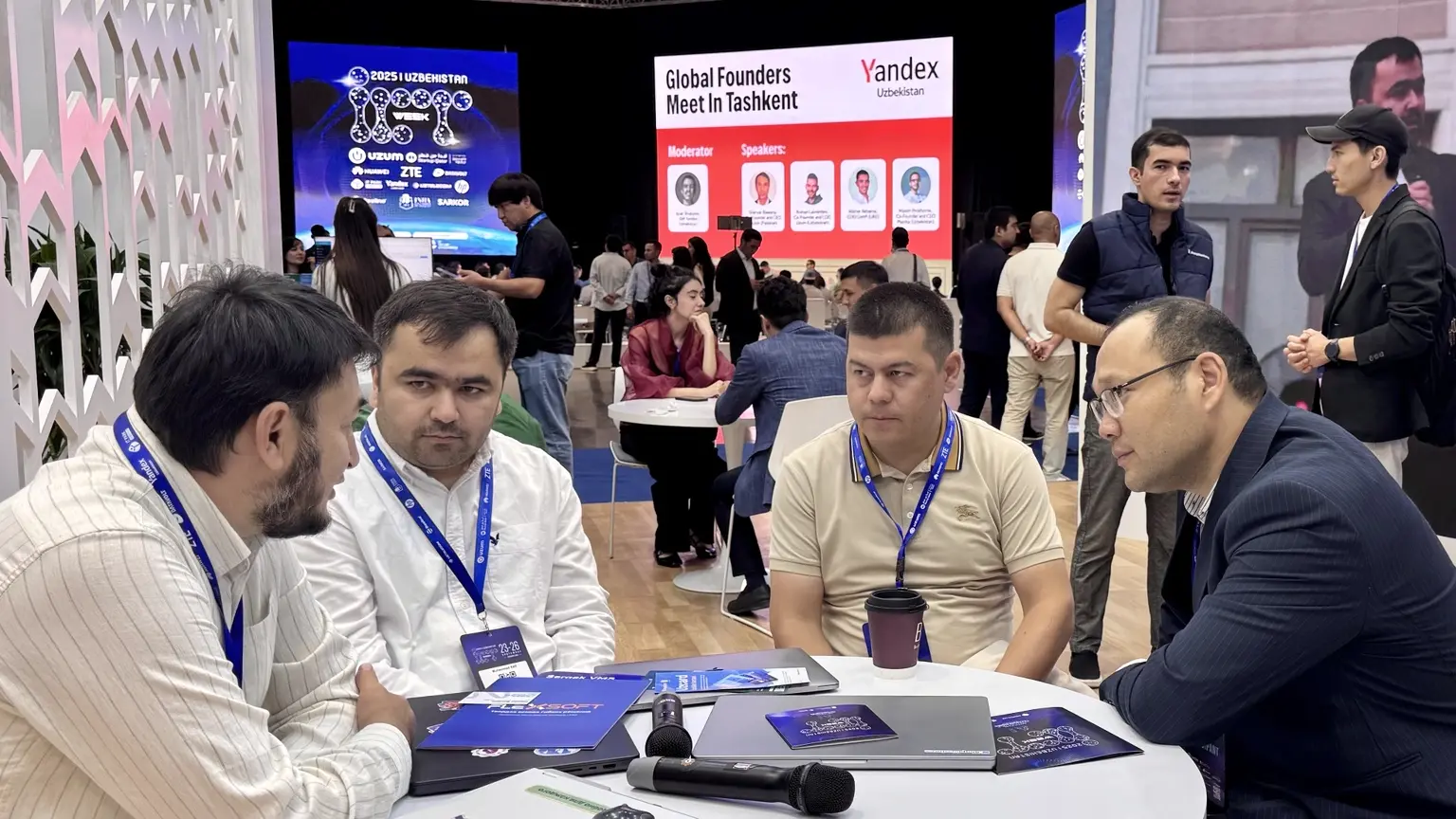 Деловая встреча на Global Founders Meet в Ташкенте